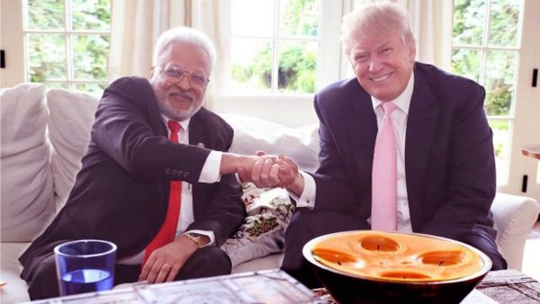 Shallabh Kumar meets with Donald Trump - credit Shallabh Kumar (Twitter)